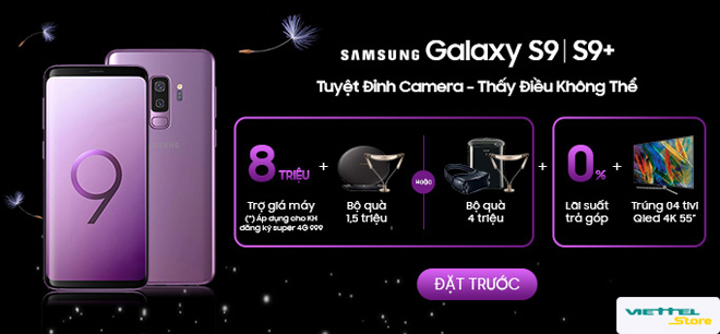 Đặt trước Samsung Galaxy S9/S9+: Trợ giá 8 triệu, rinh quà tặng 4 triệu đồng - 1