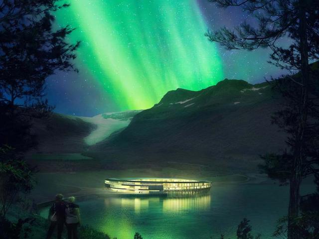 Du lịch - Tròn mắt với cảnh tượng tuyệt đẹp bên trong khách sạn UFO ở Bắc Cực