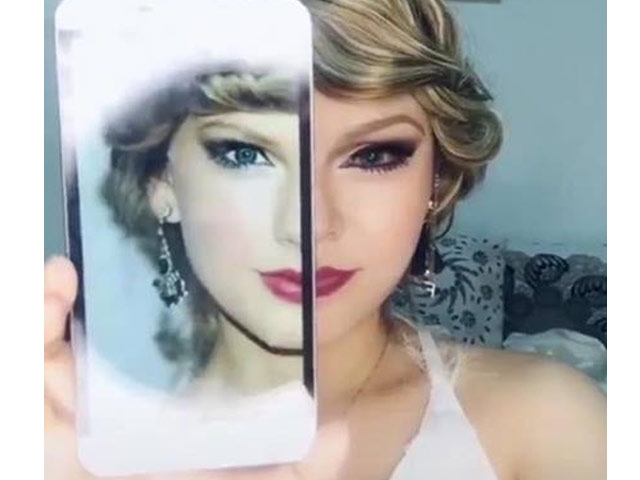 Sốc khi xem cô gái Trung Quốc biến thành Taylor Swift