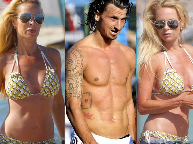 Vợ siêu mẫu của ”gã điên sân cỏ” Zlatan Ibrahimovic ngày càng tàn tạ