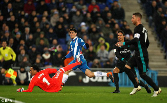 Espanyol - Real Madrid: &#34;Sét đánh&#34; phút cuối cùng - 1