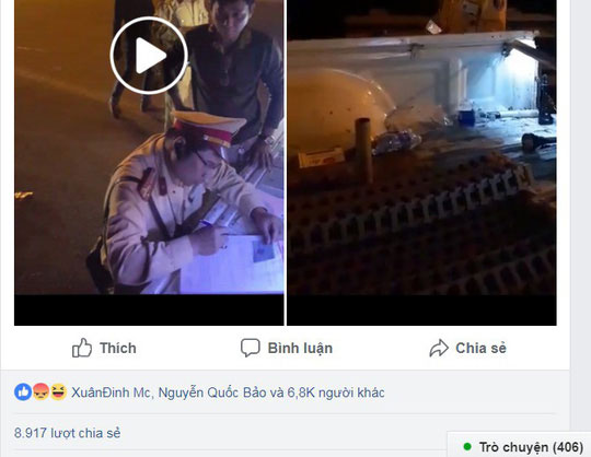 Đình chỉ CSGT rọi đèn pin, &#34;vung tay&#34; với người quay phim - 3