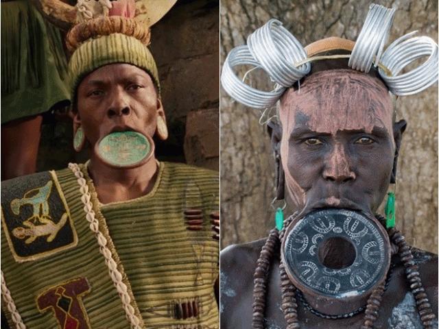 Bí quyết mặc đẹp - Tập tục làm đẹp khác lạ kích thích người xem trong Black Panther
