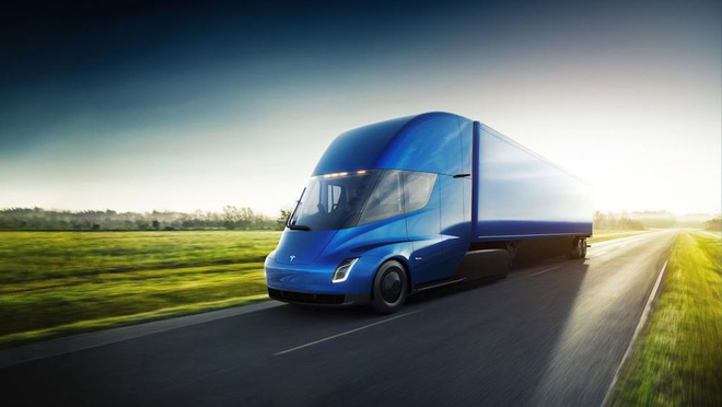 Khả năng tăng tốc &#34;kinh khủng&#34; của siêu đầu kéo Tesla Semi - 5