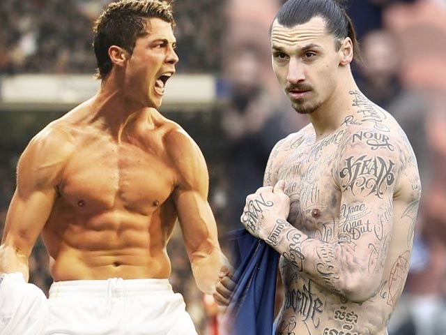Bí quyết làm đẹp - Đã tập thì phải "điên" như CR7,  Zlatan Ibrahimovic