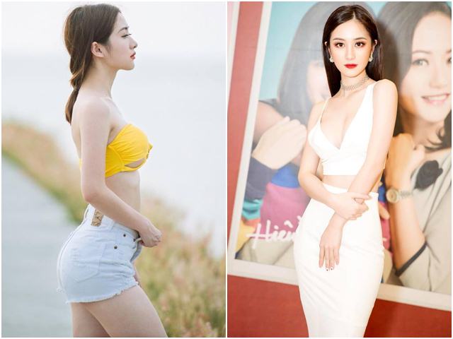 Vòng 1 từ phẳng lì bỗng căng đầy của “hot girl trà sữa Việt” bị nghi bơm ngực