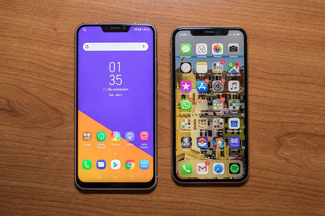 Điện thoại Android đua sao chép phần tệ nhất của iPhone X, Galaxy S9 thì không - 1