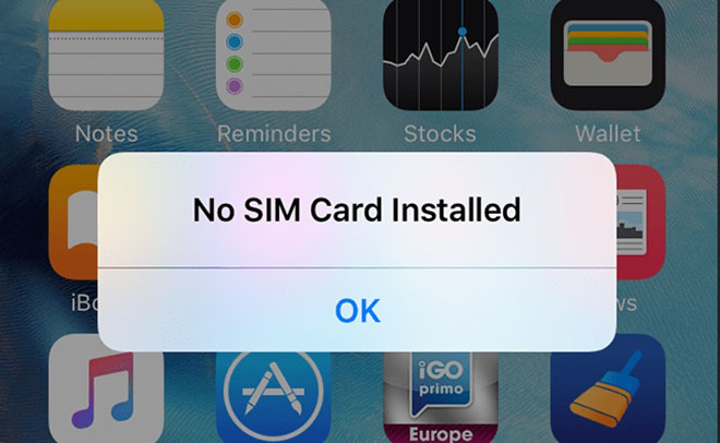Giải quyết sự cố iPhone thông báo SIM không hợp lệ - 1