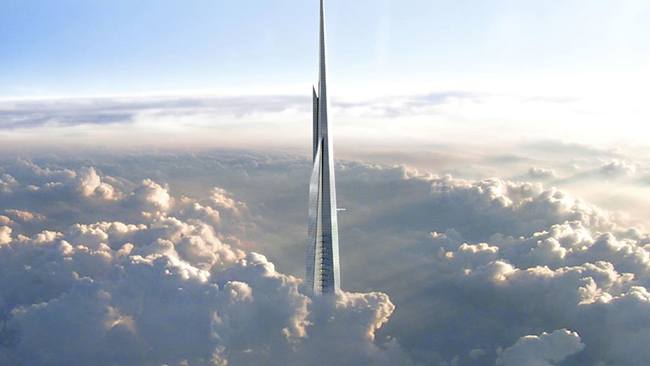 Tòa tháp là trung tâm của dự án phát triển có tên thành phố kinh tế Jeddah.