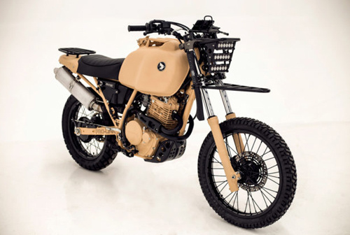 Herencia hô biến chiếc Honda XL600R theo phong cách &#34;nhà binh&#34; - 7