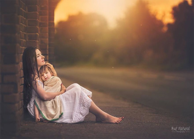 Bộ ảnh &#34;Làm mẹ&#34; của cô đã nhận được rất nhiều sự ủng hộ của dân mạng