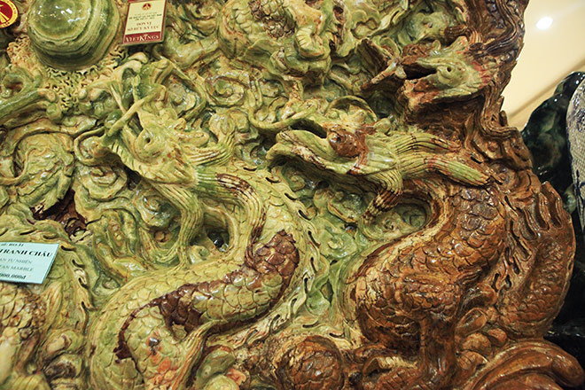 Chiêm ngưỡng bức tranh 9 rồng bằng ngọc nguyên khối lớn nhất châu Á - 6