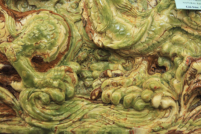 Chiêm ngưỡng bức tranh 9 rồng bằng ngọc nguyên khối lớn nhất châu Á - 8