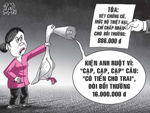 Em kiện anh vì bị nói "có tiền cho trai"
