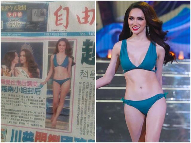 Người mẫu - Hoa hậu - Truyền thông các nước đưa tin về hoa hậu Hương Giang