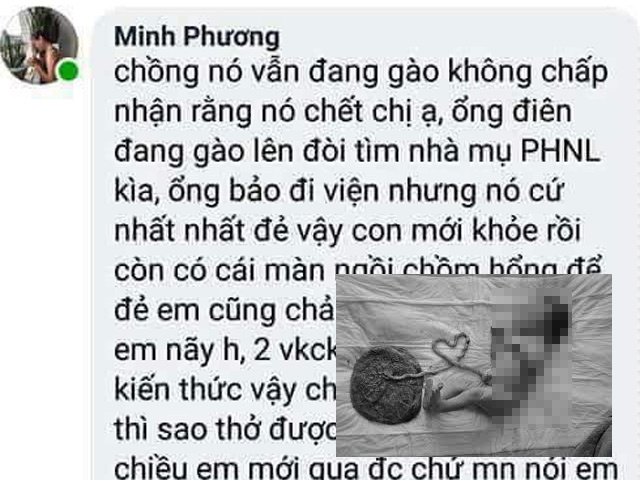 Sốc chuyện hai mẹ con sản phụ tử vong vì sinh con “thuận tự nhiên”