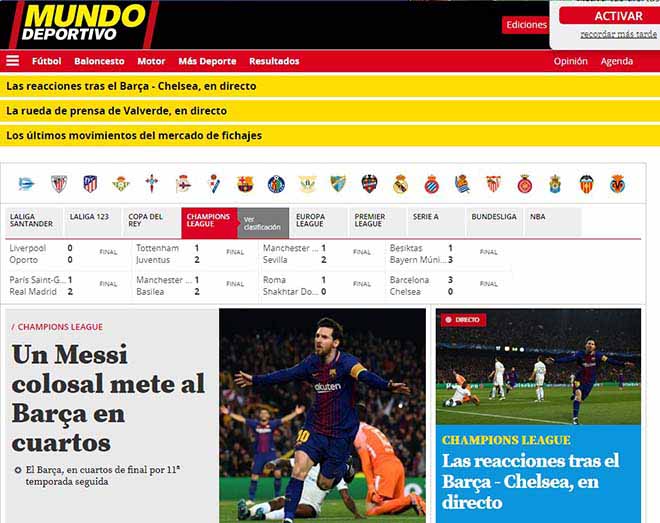 Barca hạ đẹp Chelsea: Báo Anh “quy phục” Messi, truyền thông thế giới tán thưởng - 6