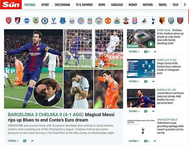 Barca hạ đẹp Chelsea: Báo Anh “quy phục” Messi, truyền thông thế giới tán thưởng - 2