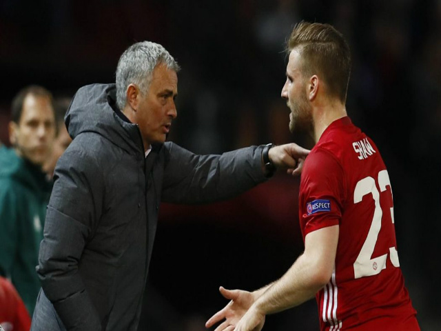 Bóng đá - MU sinh biến mới: Mourinho nổi điên, Luke Shaw khẩu chiến dữ dội