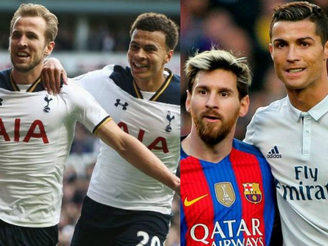 Bóng đá - Ngỡ ngàng: Messi - Ronaldo "hít khói" cặp Kane - Alli 362 triệu euro