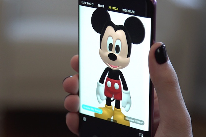 Chuột Mickey huyền thoại xuất hiện trong tính năng AR Emoji của Samsung - 1