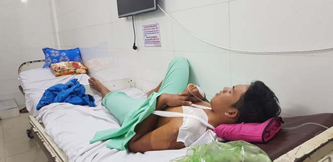 Tay đua Hà Thanh Tâm bị tai nạn phải cấp cứu - 1