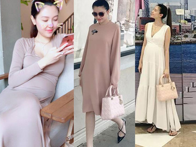 Bí quyết mặc đẹp - Nghệ thuật che bụng bầu của "mỹ nữ Vũng Tàu đi xe 70 tỷ"