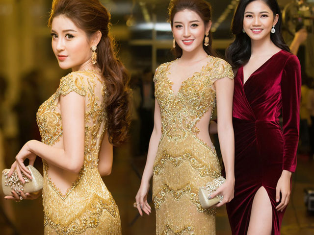 Người mẫu - Hoa hậu - Huyền My diện váy gây ảo ảnh vòng eo "kiến càng"