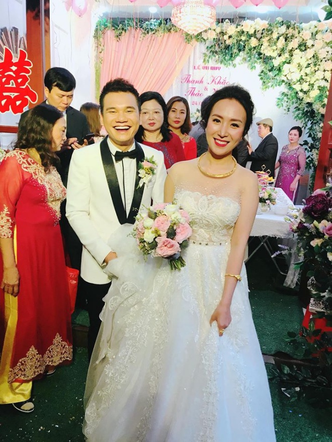 Vợ DJ nóng bỏng của Khắc Việt xinh đẹp rạng ngời trong lễ rước dâu - 1