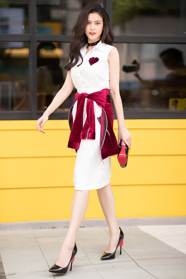 Sau lùm xùm tình cảm, Trương Quỳnh Anh quyết mặc kín làm "gái ngoan" - 6