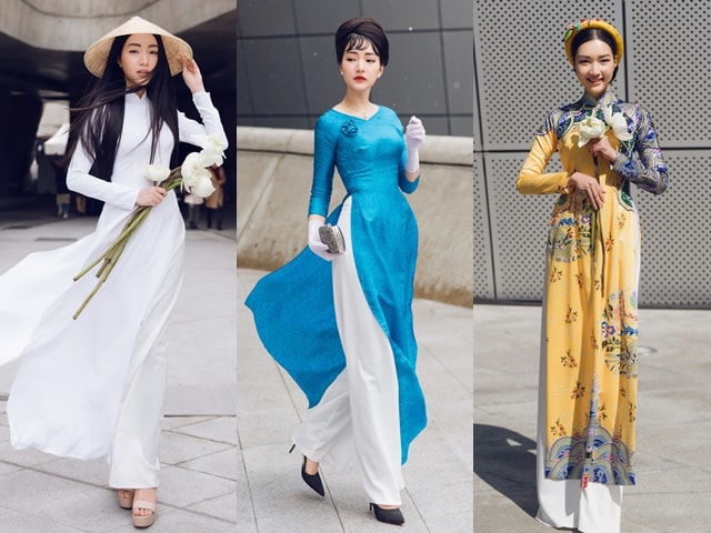 Người mẫu - Hoa hậu - Mỹ nữ Huế mặc áo dài hơn 3 tiếng giữa trời âm độ C