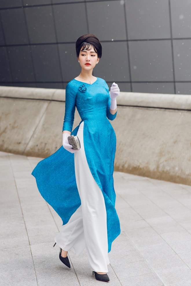 Mỹ nữ Huế mặc áo dài hơn 3 tiếng giữa trời âm độ C - 3