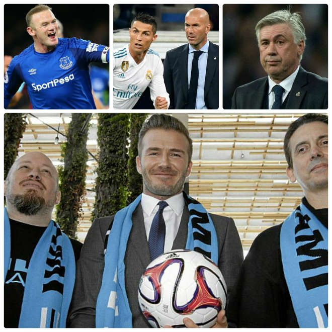 Beckham náo động châu Âu: Mơ tái hợp Ronaldo - Rooney làm "trùm" nước Mỹ - 1