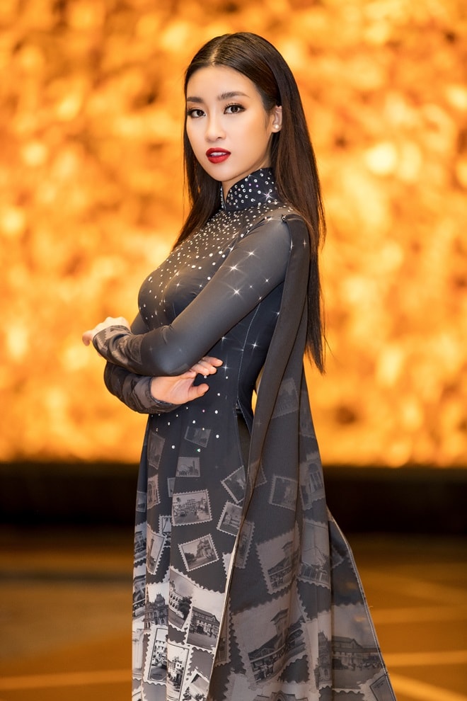 Angela Phương Trinh và Mỹ Linh tha thướt áo dài cầu kỳ - 7