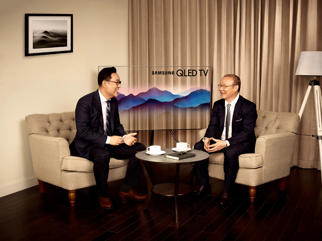 HLV Park Hang Seo chính thức trở thành đại sứ thương hiệu Samsung tại Việt Nam - 1