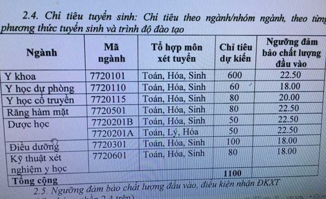 Trường ĐH Y Hà Nội lấy điểm thi môn Ngoại ngữ làm tiêu chí phụ - 1