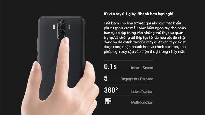 Ulefone Power 3: Pin 6080mAh, Ram 6G,Rom 64G, Face ID chính thức lên kệ - 7