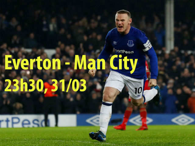 Everton – Man City: Man xanh lơ đãng, Rooney chờ trừng phạt