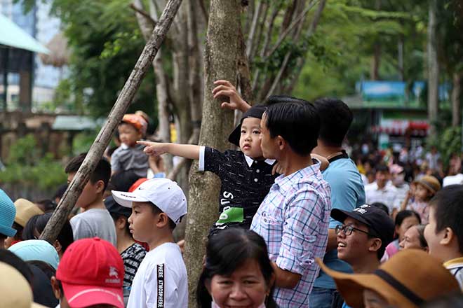 Người lớn, trẻ em bơ phờ trong khu vui chơi ở Sài Gòn ngày đầu năm - 6