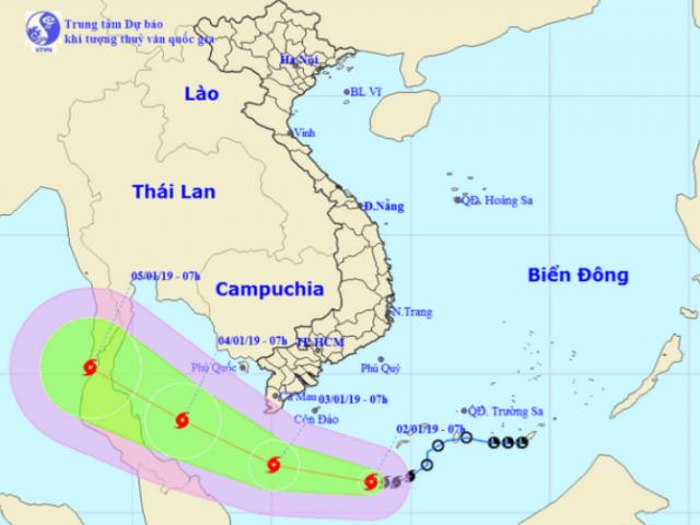 Tin tức trong ngày - Bão số 1 giật cấp 10 hướng vào Nam Bộ, khả năng vẫn mạnh thêm