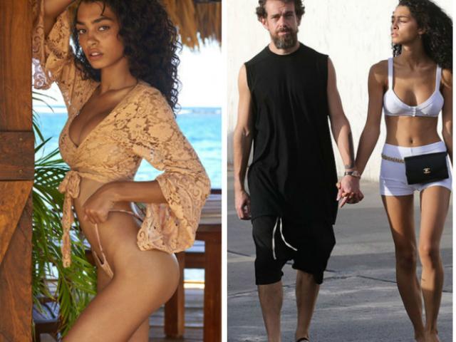 Đời sống Showbiz - Bạn gái bốc lửa của tỷ phú Twitter mặc "hở quá đà" khi dạo phố