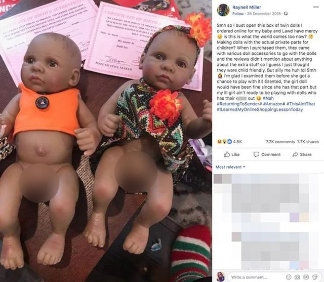 Điều lạ ở "vùng nhạy cảm" của búp bê khiến bố lập tức cấm con chơi - 1