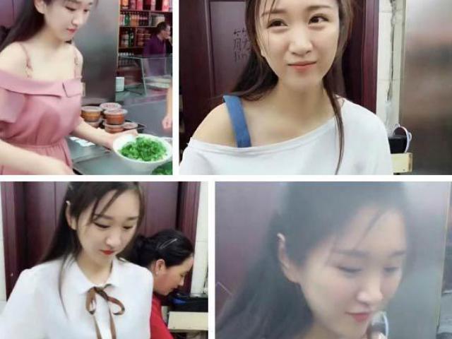 Bạn trẻ - Cuộc sống - Giật mình với nhan sắc thật của cô gái bán mì bò đẹp như Tây Thi