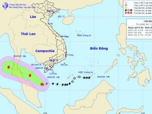 Bão số 1 cách Cà Mau 240km, cảnh báo lốc xoáy ở Nam Bộ