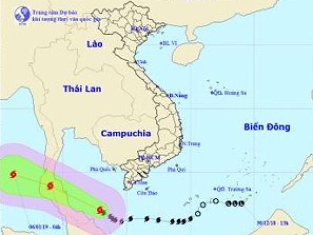 Tin tức trong ngày - Bão số 1 giật cấp 12, di chuyển đến gần đảo Thổ Chu