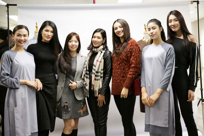 Mẫu Việt casting show diễn trang phục Phật tử Thiện Phát Design giữa tiết trời giá lạnh - 3