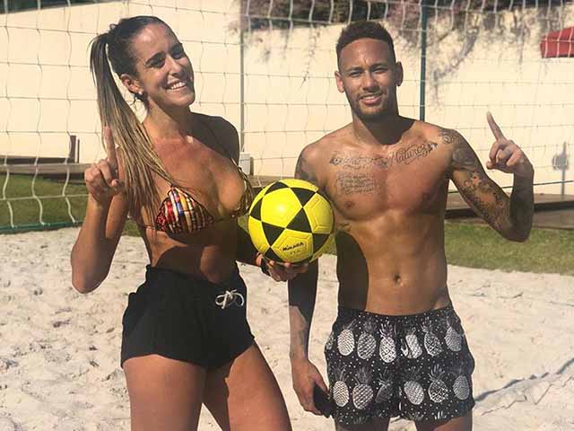 Hot girl tâng bóng tuyệt đỉnh khiến danh thủ Neymar chật vật đối đầu
