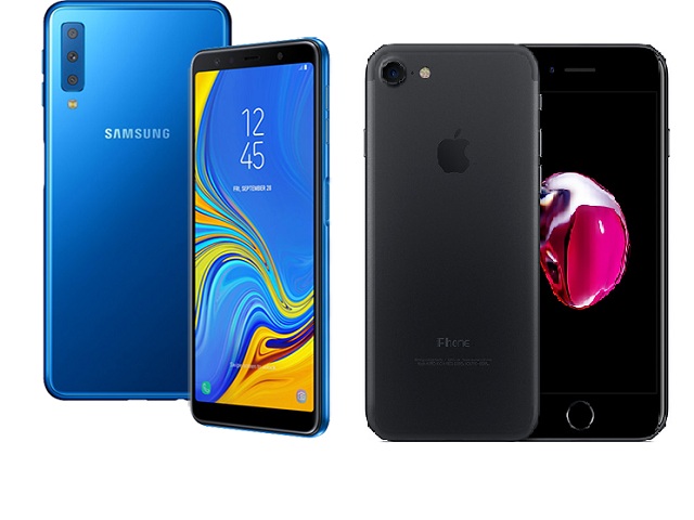 Thời trang Hi-tech - iPhone 7 "lướt" có đáng mua hơn Galaxy A7 (2018) mới?