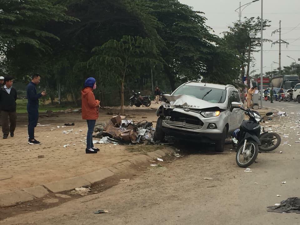 Lái xe ô tô gây tai nạn liên hoàn khiến 2 vợ chồng tử vong ra trình diện - 1