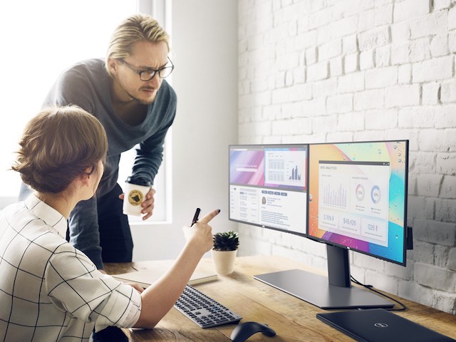 Công nghệ thông tin - Dell giới thiệu loạt màn hình chuyên đồ họa, "biến hình" linh hoạt